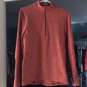 Lululemon red quarter zip